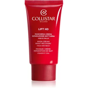 Collistar Lift HD Mask-Cream Night Recovery soin de nuit régénérant pour restaurer la fermeté de la peau 75 ml