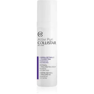 Collistar Attivi Puri® Retinol + Phloretin crème de nuit active pour réduire les taches pigmentaires au rétinol 50 ml