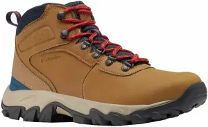 Columbia Men's Newton Ridge Plus II Waterproof Hiking Boot Light Brown/Red Velvet 41,5 Chaussures outdoor hommes