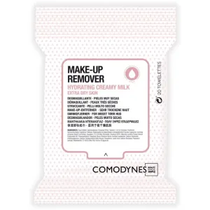 Comodynes Make-up Remover Creamy Milk lingettes démaquillantes pour peaux très sèches 20 pcs
