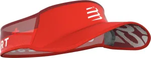 Compressport Visor Ultralight Red UNI Casquette de course