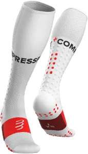 Compressport Full Socks Run White T4 Chaussettes de course