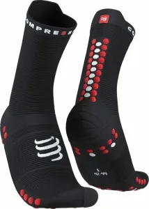 Compressport Pro Racing Socks v4.0 Run High Black/Red T4 Chaussettes de course