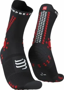 Compressport Pro Racing Socks v4.0 Trail Black/Red T2 Chaussettes de course
