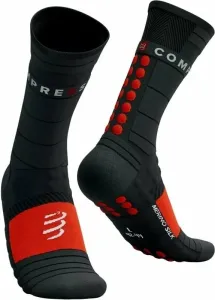 Compressport Pro Racing Socks Winter Run Black/High Risk Red T3 Chaussettes de course