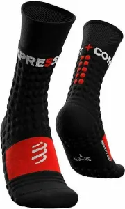 Compressport Pro Racing Socks Winter Run Black/Red T4 Chaussettes de course
