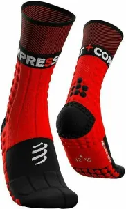 Compressport Pro Racing Socks Winter Trail Black/Red T3 Chaussettes de course