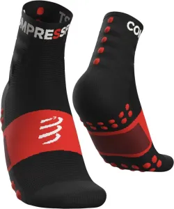 Compressport Training Socks 2-Pack Black T1 Chaussettes de course