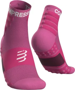 Compressport Training Socks 2-Pack Pink T1 Chaussettes de course