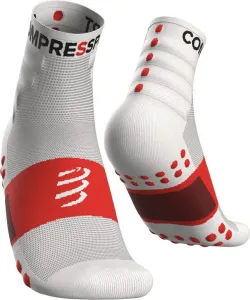 Compressport Training Socks 2-Pack White T1 Chaussettes de course