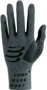 Compressport 3D Thermo Gloves Asphalte/Black L/XL Gants de course