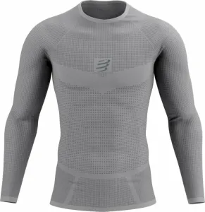 Compressport On/Off Base Layer LS Top M Grey XL Sous-vêtements thermiques