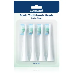 Concept Perfect Smile Daily Clean têtes de remplacement pour brosse à dents for ZK4000, ZK4010, ZK4030, ZK4040 4 pcs