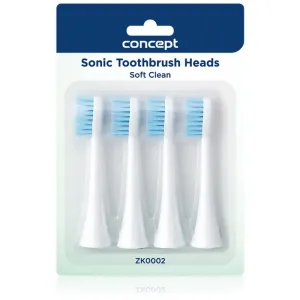 Concept Perfect Smile Soft Clean têtes de remplacement pour brosse à dents for ZK4000, ZK4010, ZK4030, ZK4040 4 pcs