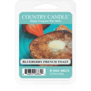 Country Candle Blueberry French Toast tartelette en cire 64 g