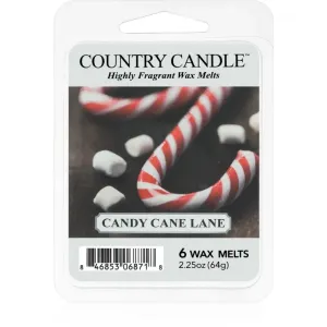 Country Candle Candy Cane Lane tartelette en cire 64 g
