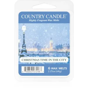 Country Candle Christmas Time In The City tartelette en cire 64 g