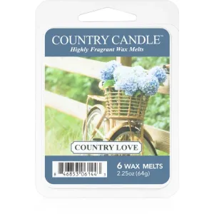Country Candle Country Love tartelette en cire 64 g