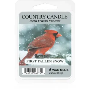 Country Candle First Fallen Snow tartelette en cire 64 g