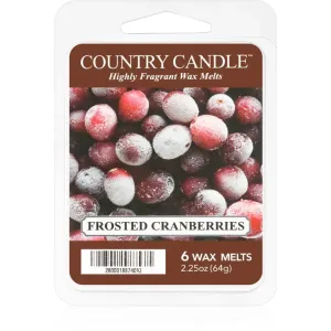 Country Candle Frosted Cranberries tartelette en cire 64 g
