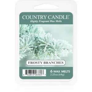 Country Candle Frosty Branches tartelette en cire 64 g