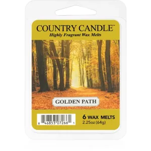 Country Candle Golden Path tartelette en cire 64 g