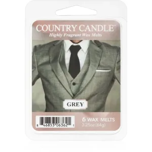 Country Candle Grey tartelette en cire 64 g