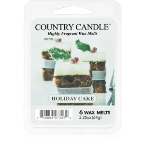 Country Candle Holiday Cake tartelette en cire 64 g