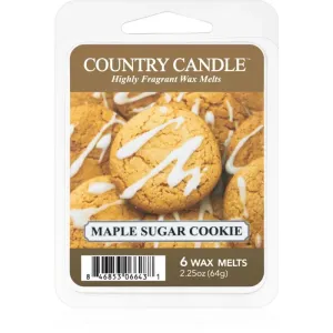 Country Candle Maple Sugar & Cookie tartelette en cire 64 g