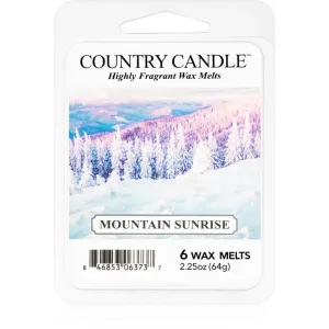 Country Candle Mountain Sunrise tartelette en cire 64 g