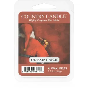 Country Candle Ol'Saint Nick tartelette en cire 64 g