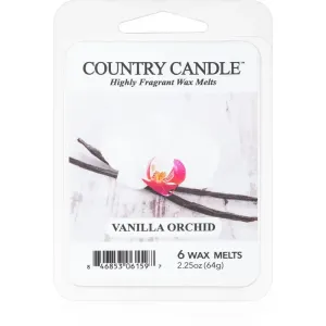 Country Candle Vanilla Orchid tartelette en cire 64 g