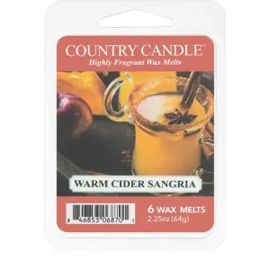 Country Candle Warm Cider Sangria tartelette en cire 64 g