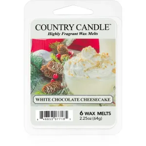 Country Candle White Chocolate Cheesecake tartelette en cire 64 g