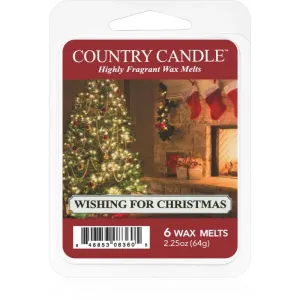 Country Candle Wishing For Christmas tartelette en cire 64 g