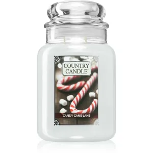 Country Candle Candy Cane Lane bougie parfumée 680 g