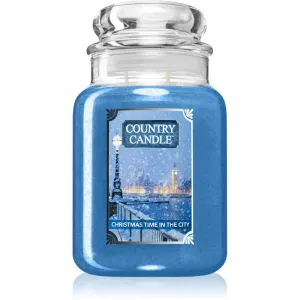 Country Candle Christmas Time In The City bougie parfumée 680 g