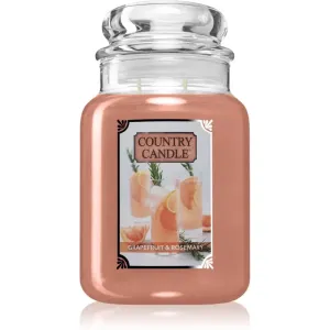 Country Candle Grapefruit & Rosemary bougie parfumée 680 g
