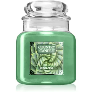 Country Candle Spiral Aloe bougie parfumée 453 g