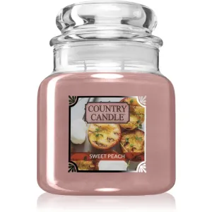 Country Candle Sweet Peach bougie parfumée 453 g