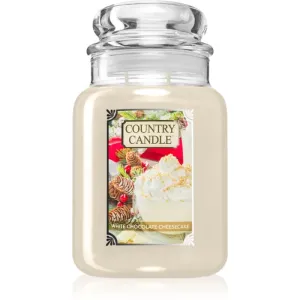 Country Candle White Chocolate Cheesecake bougie parfumée 737 g