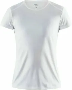 Craft ADV Essence Slim SS Women's Tee White M Chemise de course à manches courtes