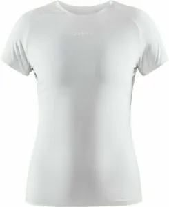 Craft PRO Dry Nanoweight Women's Tee White L Chemise de course à manches courtes