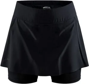 Craft PRO Hypervent 2 in 1 Skirt Black XS Shorts de course