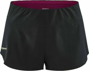 Craft PRO Hypervent Split Women's Shorts Black/Roxo L Shorts de course