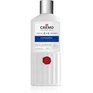 Cremo Citrus & Mint Leaf 2in1 Cooling Shampoo shampoing stimulant et rafraîchissant 2 en 1 pour homme 473 ml