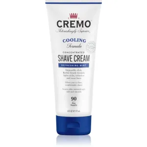 Cremo Refreshing Mint Cooling Shave Cream crème de rasage en tube pour homme 177 ml
