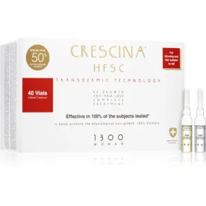 Crescina Transdermic 1300 Re-Growth and Anti-Hair Loss traitement pour la croissance et contre la chute des cheveux pour femme 40x3,5 ml