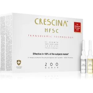Crescina Transdermic 200 Re-Growth and Anti-Hair Loss traitement pour la croissance et contre la chute des cheveux pour femme 20x3,5 ml
