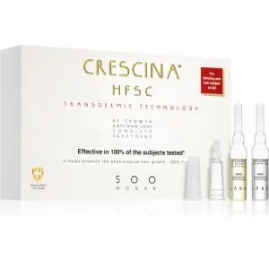 Crescina Transdermic 500 Re-Growth and Anti-Hair Loss traitement pour la croissance et contre la chute des cheveux pour femme 20x3,5 ml